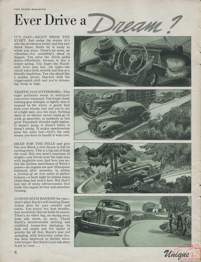 1940 Buick Editorial Brochure Page 13